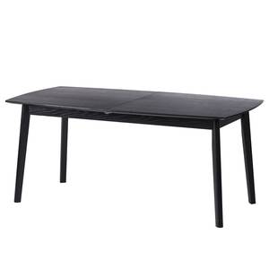 Table HANCK Plaqué bois - Chêne noir - Extensible