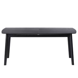 Table HANCK Plaqué bois - Chêne noir - Extensible