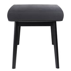 Table HANCK Plaqué bois - Chêne noir - Extensible