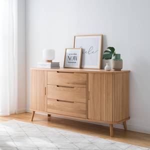 Dressoir HANCK deels massief eikenhout - Eik