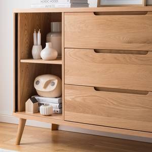 Dressoir HANCK deels massief eikenhout - Eik