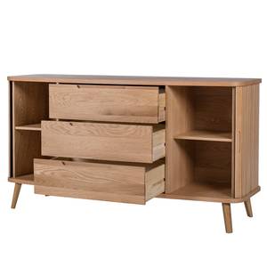 Dressoir HANCK deels massief eikenhout - Eik