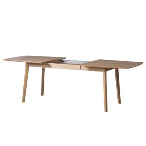 Table HANCK Plaqué bois - Chêne - Extensible