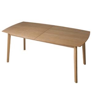 Eettafel HANCK fineer van echt hout - Eik - Uittrekbaar