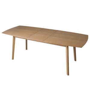 Eettafel HANCK fineer van echt hout - Eik - Uittrekbaar