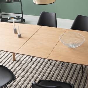 Table HANCK Plaqué bois - Chêne - Extensible
