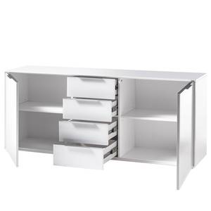 Buffet Breon IV Verre - Verre blanc / Blanc brillant