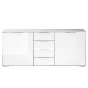 Buffet Breon IV Verre - Verre blanc / Blanc brillant