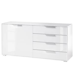 Buffet Breon III Verre - Verre blanc / Blanc brillant