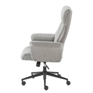 Chaise de bureau Barking Gris clair