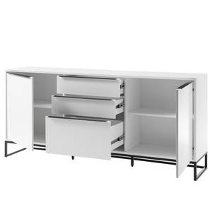 Buffet White Hall II Blanc mat / Noir