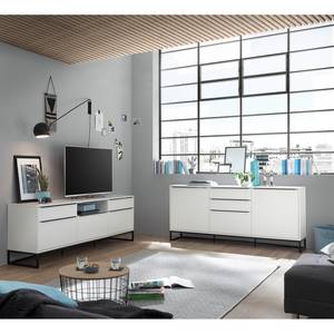 Dressoir White Hall II mat wit/zwart