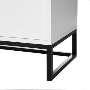 Buffet White Hall II Blanc mat / Noir