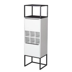 Armoire White Hall II Blanc mat / Noir