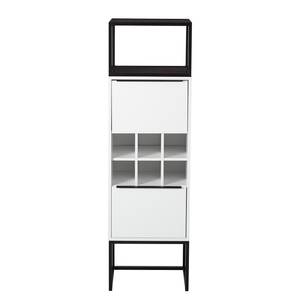 Armoire White Hall II Blanc mat / Noir