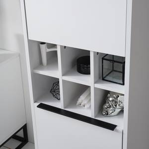 Armoire White Hall II Blanc mat / Noir