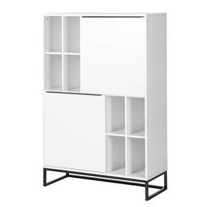 Madia White Hall Bianco opaco / Nero