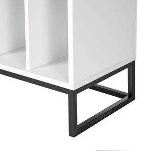 Highboard White Hall mat wit/zwart