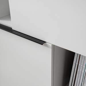 Highboard White Hall mat wit/zwart