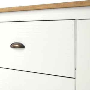 Dressoir Rivery II massief grenenhout - Wit