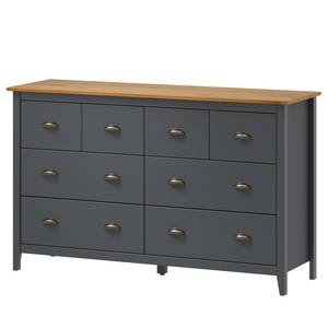 Buffet Rivery II Pin massif - Anthracite