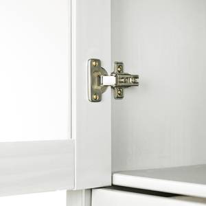 Vitrine Rivery II Pin massif - Blanc