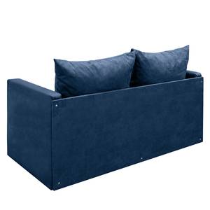 Canapé convertible Sartell II Tissu - Bleu marine