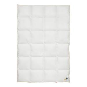 Couette en duvet 120 ans OBB Duvet / Plumes - Blanc - 135 x 200 cm - Couette toute-saison