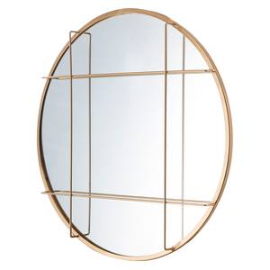 Miroir Fine Métal / Miroir en verre - Doré brillant