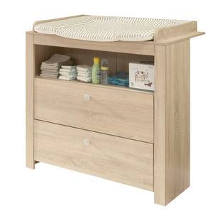 Babykamerset Olivia (2-delig) Beige - Bruin - Plaatmateriaal