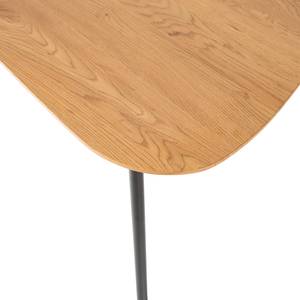 Eettafel Broomley metaal - eikenhouten look/mat zwart