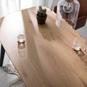 Eettafel Broomley metaal - eikenhouten look/mat zwart