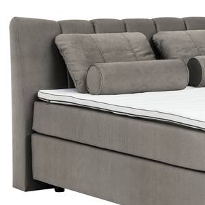 Letto boxspring Cape May Letto boxspring  140x200 H3 F190 Grigio - Color grigio pallido - 140 x 200cm - H3