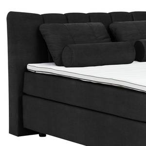 Letto boxspring Cape May Letto boxspring  140x200 H2 F182 Nero - Nero - 140 x 200cm - H2