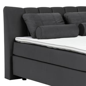 Boxspringbett Cape May Boxspringbett Free  140x200 H3 F032 Cosy Dark Grey - Grau - 140 x 200cm - H3