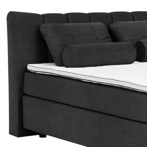 Lit boxspring Cape May Lit boxspring Free  180x200 H3/H3 F180 All Senses Mud - Anthracite - 180 x 200cm - D3 medium