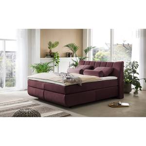 Lit boxspring Cape May Lit boxspring Free  180x200 H2/H2 F024 Cosy Lilac - Rouge Bordeaux - 180 x 200cm - D2 souple