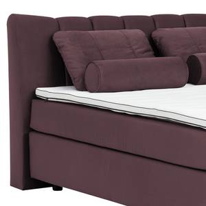 Boxspring Cape May Boxspring Free  180 x 200 H2/H2 F024 Cosy Lilac - Wijnrood - 180 x 200cm - H2 zacht