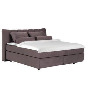 Letto boxspring Cape May Letto boxspring  180x200 H3/H4 F023 Grigio talpa - Talpa - 180 x 200cm - Materasso doppio H3 H4