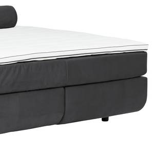 Lit boxspring Cape May Lit boxspring Free  180x200 H3/H4 F032 Cosy Dark Grey - Gris - 180 x 200cm - Matelas double D3/D4