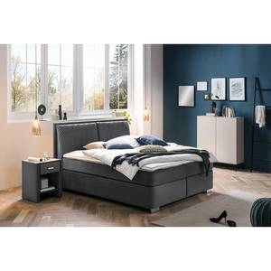 Boxspring Cape Vincent Grijs - 140 x 200cm - H4 hard