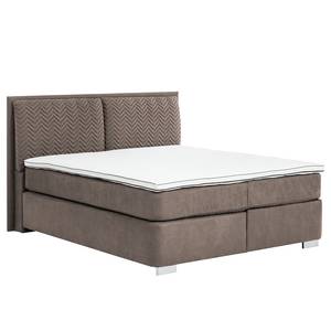 Lit boxspring Cape Vincent Marron - 140 x 200cm - D3 medium