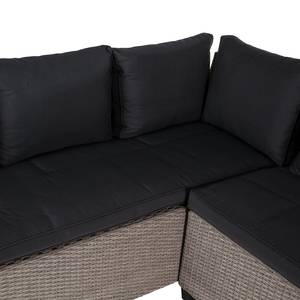 Loungebank Laurel (2-delig) polypropeen/polyester - grijs/beige