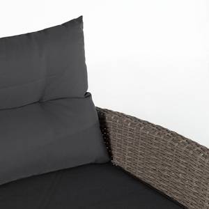 Canapé de jardin Laurel Polypropylène / Polyester - Gris / Beige