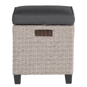 Loungehocker Laurel polypropeen/polyester - grijs/beige