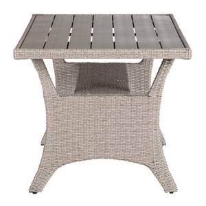 Loungetafel Laurel I polypropeen/polywood - grijs/beige