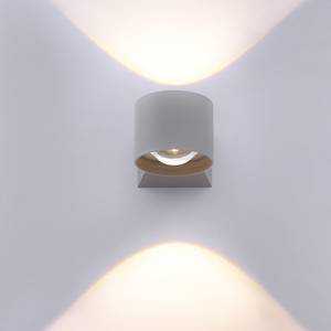 LED-Wandleuchte Timo Kunststoff - 2-flammig
