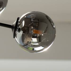 LED-wandlamp Widow II transparant glas/ijzer - 1 lichtbron