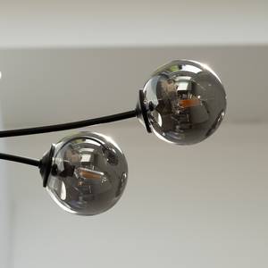 LED-plafondlamp Widow IV transparant glas/ijzer - 6 lichtbronnen