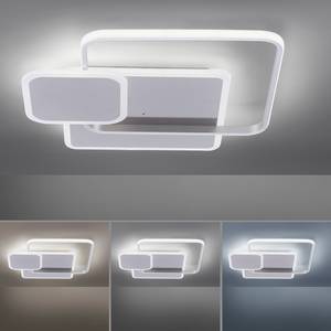 LED-plafondlamp Emilio plexiglas/aluminium - 1 lichtbron